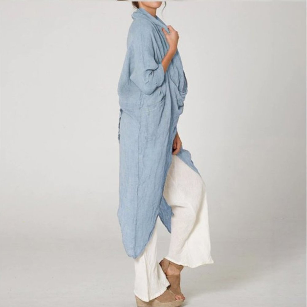 NEW Fashion Loose Asymmetrical Kimono Top - Picture 4 of 9